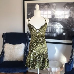 Just Cavalli Python Print Dress